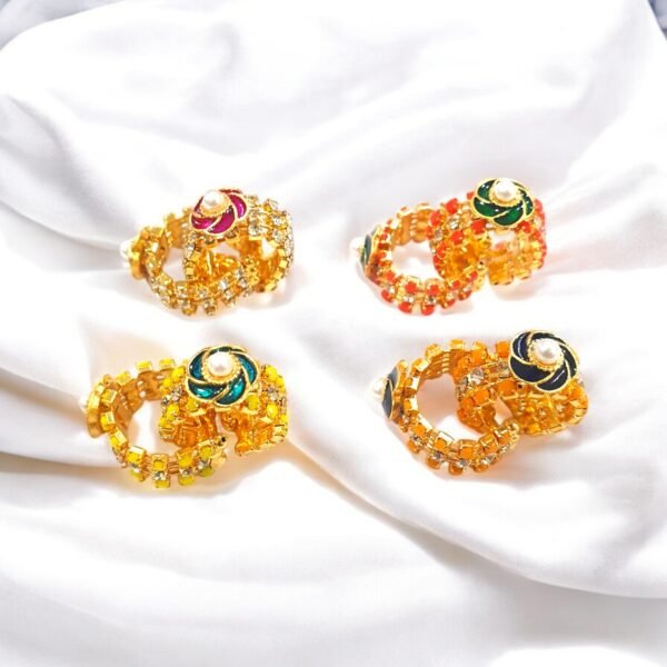 Beautiful Flower Kangan Suitable for Sizes 4, 5, 6& 7 no. God idol