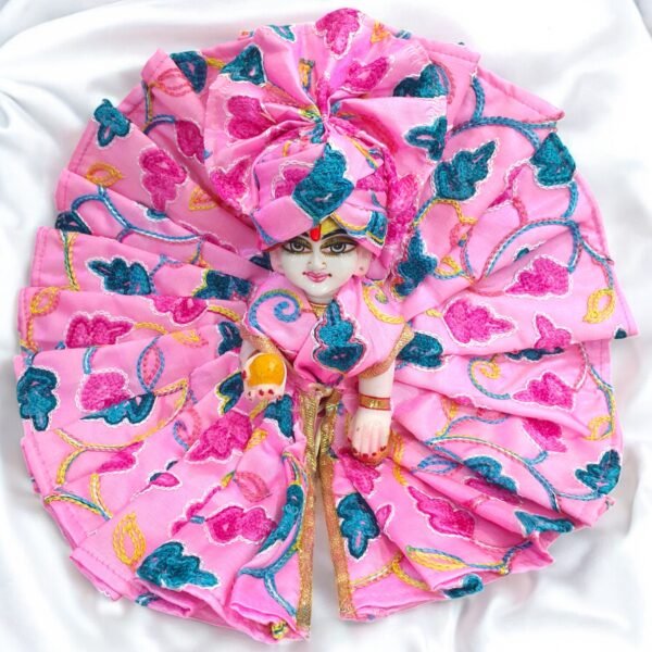 Thread Work Summer Poshak with pagdi for God Idols - Image 2