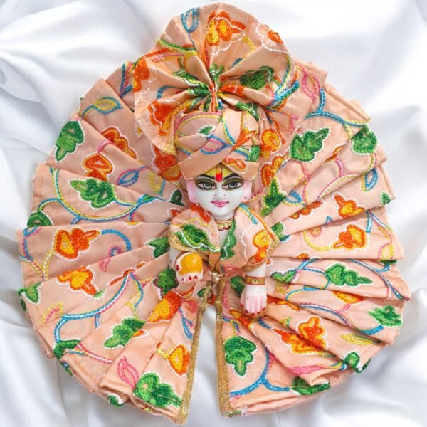 Thread Work Summer Poshak with pagdi for God Idols - Image 3