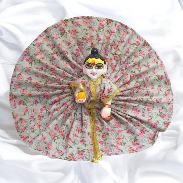 New Cotton Print Poshak for God Idols
