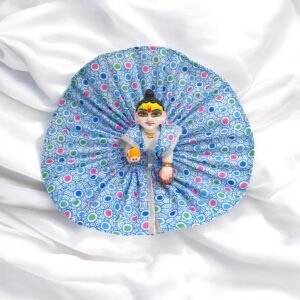 Cotton Print Poshak for God Idols