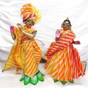 Kota Lehriya RK Poshak with Pagdi for God Idols