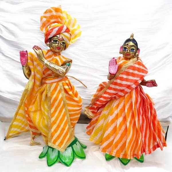 Kota Lehriya RK Poshak with Pagdi for God Idols