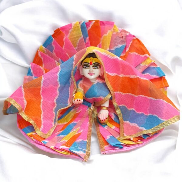 Kota Multi Color Poshak with Dupatta for God idols