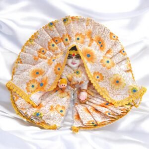 Cotton Summer Poshak with Dupatta for God Idols