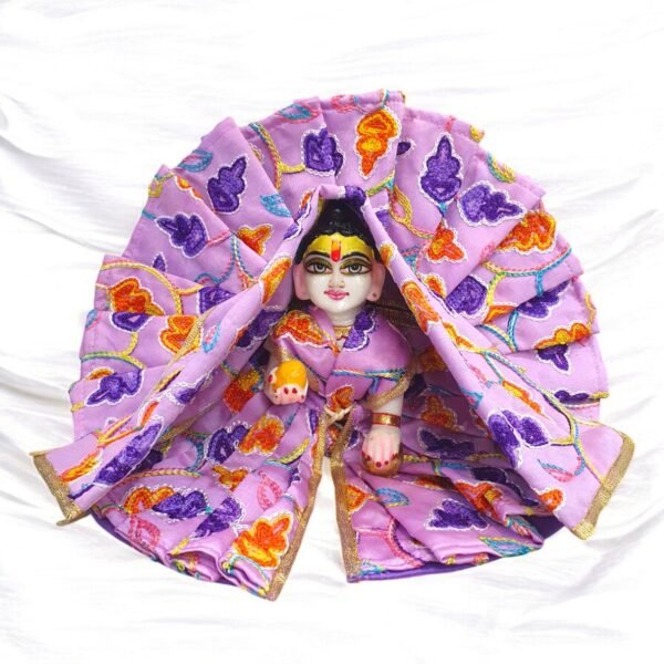 Thread Work Summer Poshak with Dupatta for God Idols - Image 4