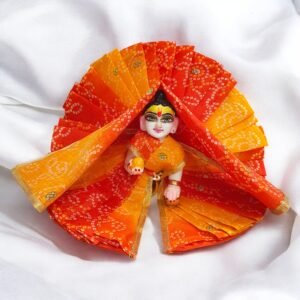 Kota Double Bandhani Poshak with Dupatta for God idols