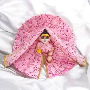 Kota check Fabric Poshak with Dupatta for God idols