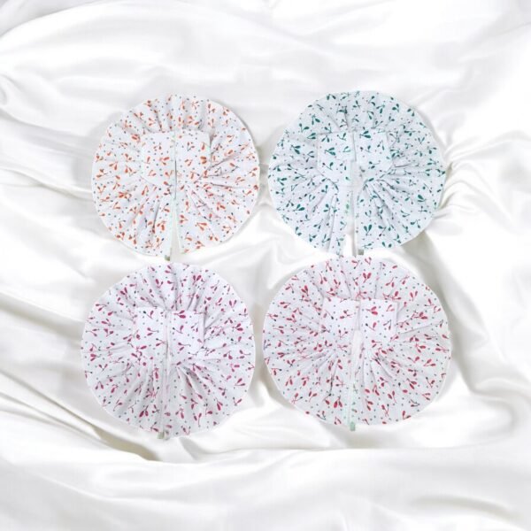 Cotton White Print Poshak for God Idols - Image 2