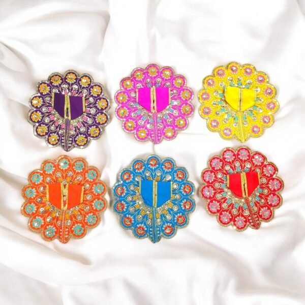 Fancy Handwork Poshak for God Idols - Image 2