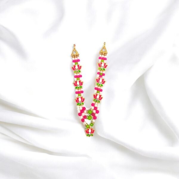 Long Lotus moti Mala- 5inch Length- ML-171