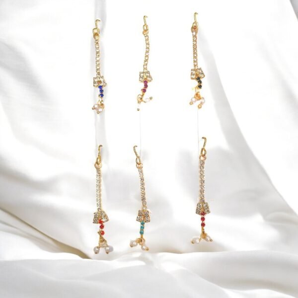 Maang Tikka 2Inch for Radha Rani, Laxmi Maa ,Durga Maa Idol- Stone Stylish Tikka