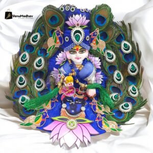 Shreenath Ji special peacock theme Designer with Pagdi for God Idols