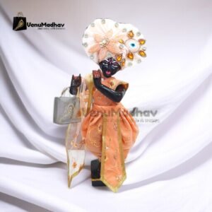 Soft Peach Designer Dhoti Patka for Krishna