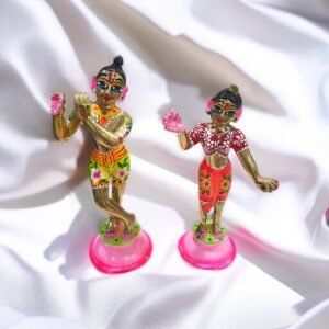 Ashtadhatu Radha Krishna Idol - 6 inch