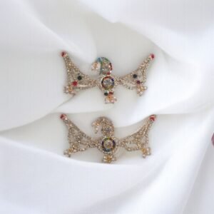 Chandrika 3inch MultiColor for Radha Rani, Laxmi Maa ,Durga Maa Idol