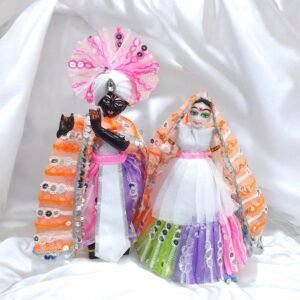 Colorful Holi Design - Radha Krishna Poshak