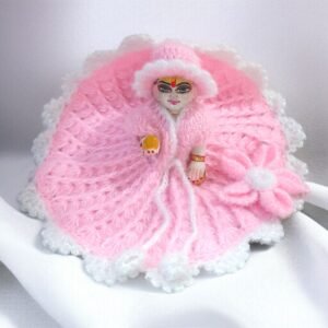 Baby ounk color design Woolen poshak with cap for God idols