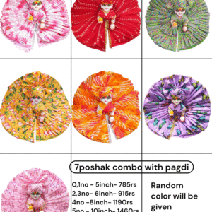 7pc summer poshak combo with pagdi