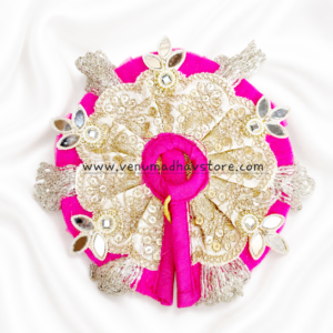 Hot Pink Frill Heavy designer Poshak with Pagdi Patka - 2
