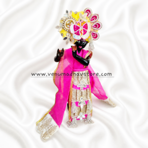 Hot Pink Frill Heavy designer Dhoti Patka