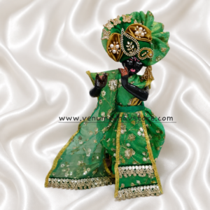 Green Shimmer designer Dhoti Patka for Krishna