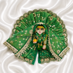 Green Shimmer designer Poshak with Dupatta
