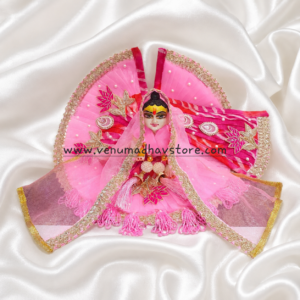 Light Pink Heavy designer Patka Style Poshak with Dupatta
